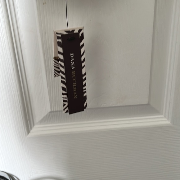 NWT DANA BUCHMAN COLOR BLOCK LONG SLEEVE BUTTON DOWN BLOUSE SIZE 12 - Picture 5 of 7